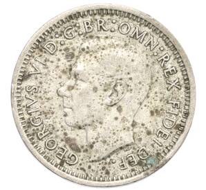 3 пенса 1951 года PL Австралия — Фото №2