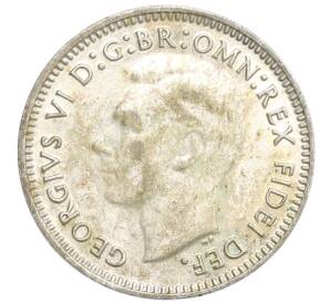 3 пенса 1950 года Австралия — Фото №2