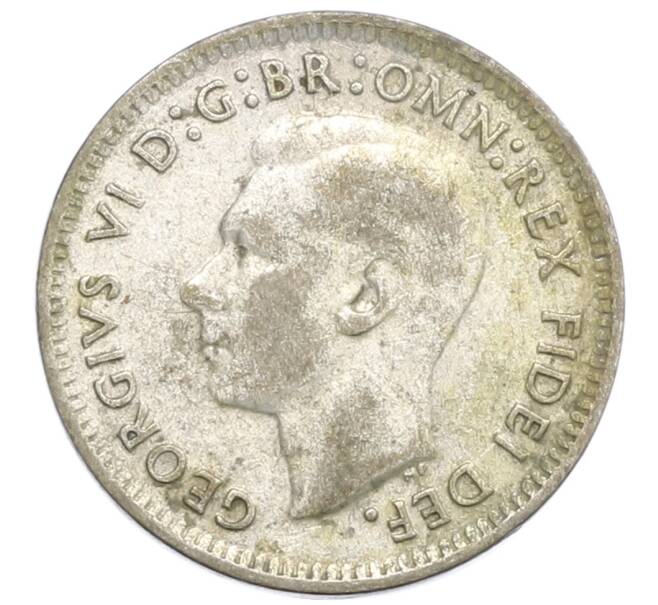 Монета 3 пенса 1950 года Австралия (Артикул: M2-79965) — Фото №2