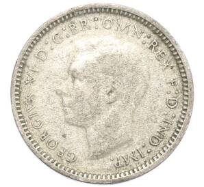 3 пенса 1948 года Австралия — Фото №2