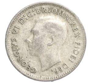 3 пенса 1949 года Австралия — Фото №2