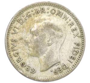 3 пенса 1950 года Австралия — Фото №2