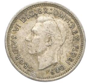 3 пенса 1951 года PL Австралия — Фото №2