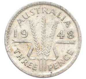 3 пенса 1948 года Австралия — Фото №1