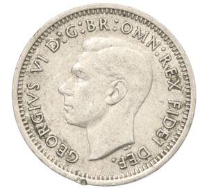 3 пенса 1951 года PL Австралия — Фото №2