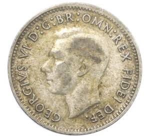 3 пенса 1950 года Австралия — Фото №2