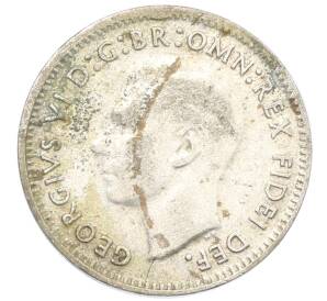 3 пенса 1950 года Австралия