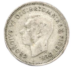 3 пенса 1952 года Австралия — Фото №2