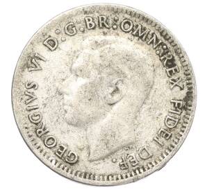 3 пенса 1949 года Австралия — Фото №2