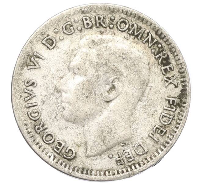 Монета 3 пенса 1949 года Австралия (Артикул: M2-79990) — Фото №2