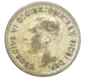 3 пенса 1949 года Австралия — Фото №2