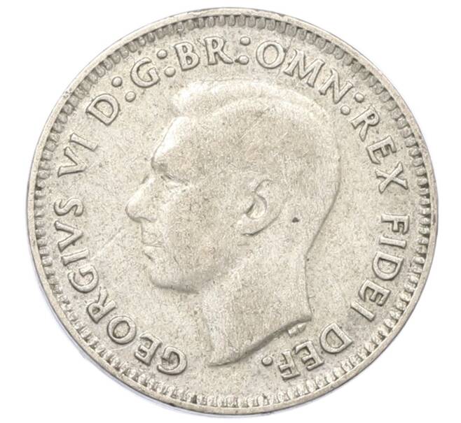 Монета 3 пенса 1949 года Австралия (Артикул: M2-80000) — Фото №2