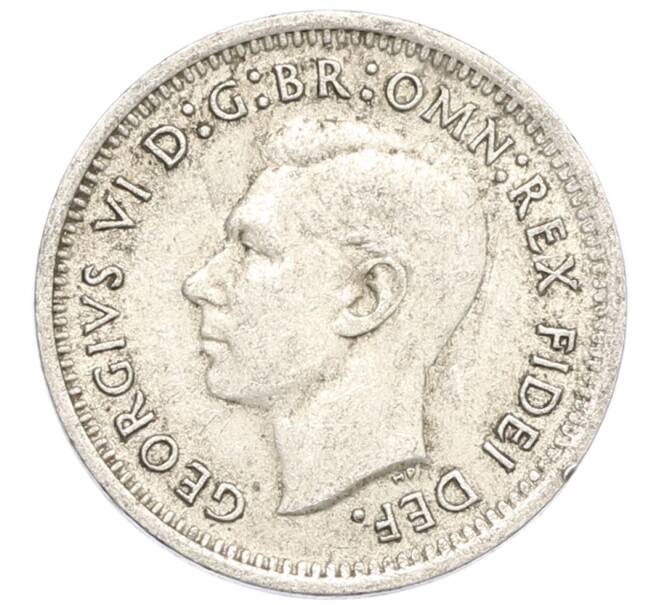 Монета 3 пенса 1951 года PL Австралия (Артикул: M2-80005) — Фото №2