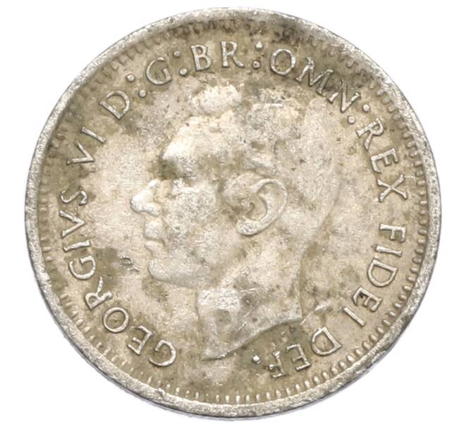 Монета 3 пенса 1951 года PL Австралия (Артикул: M2-80006) — Фото №2
