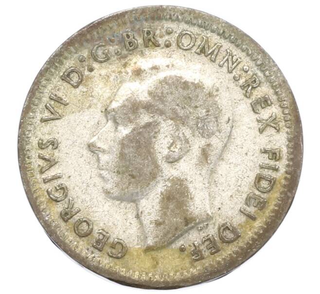 Монета 3 пенса 1952 года Австралия (Артикул: M2-80009) — Фото №2