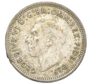 3 пенса 1951 года PL Австралия — Фото №2