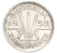 Монета 3 пенса 1952 года Австралия (Артикул: M2-80012) — Фото №1
