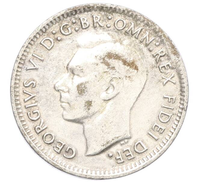 Монета 3 пенса 1952 года Австралия (Артикул: M2-80012) — Фото №2