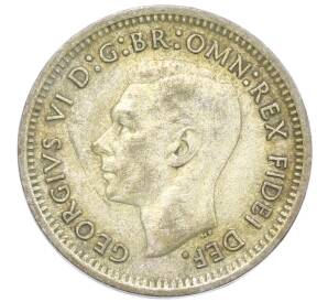 3 пенса 1951 года PL Австралия — Фото №2