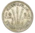 Монета 3 пенса 1951 года PL Австралия (Артикул: M2-80015) — Фото №1