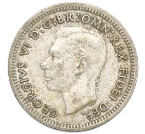 3 пенса 1951 года PL Австралия — Фото №2