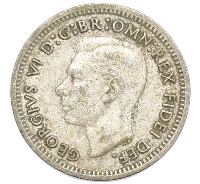 Монета 3 пенса 1951 года PL Австралия (Артикул: M2-80015) — Фото №2