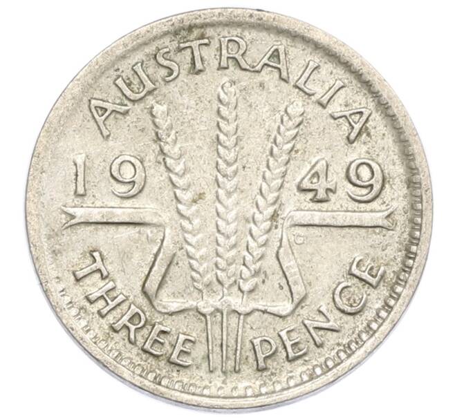 Монета 3 пенса 1949 года Австралия (Артикул: M2-80016) — Фото №1