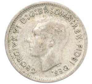 3 пенса 1949 года Австралия — Фото №2