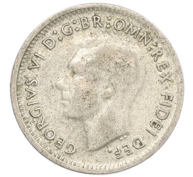 Монета 3 пенса 1949 года Австралия (Артикул: M2-80016) — Фото №2