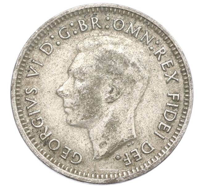 Монета 3 пенса 1949 года Австралия (Артикул: M2-80018) — Фото №2