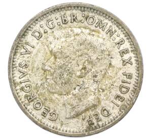 3 пенса 1951 года PL Австралия — Фото №2