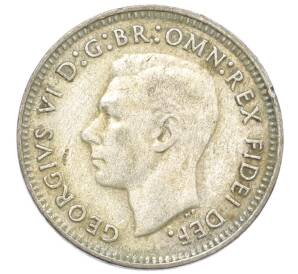 3 пенса 1951 года Австралия — Фото №2