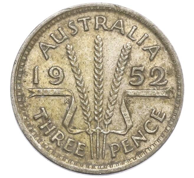 Монета 3 пенса 1952 года Австралия (Артикул: M2-80025) — Фото №1