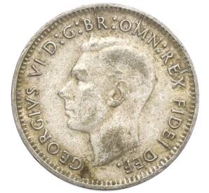 3 пенса 1952 года Австралия — Фото №2