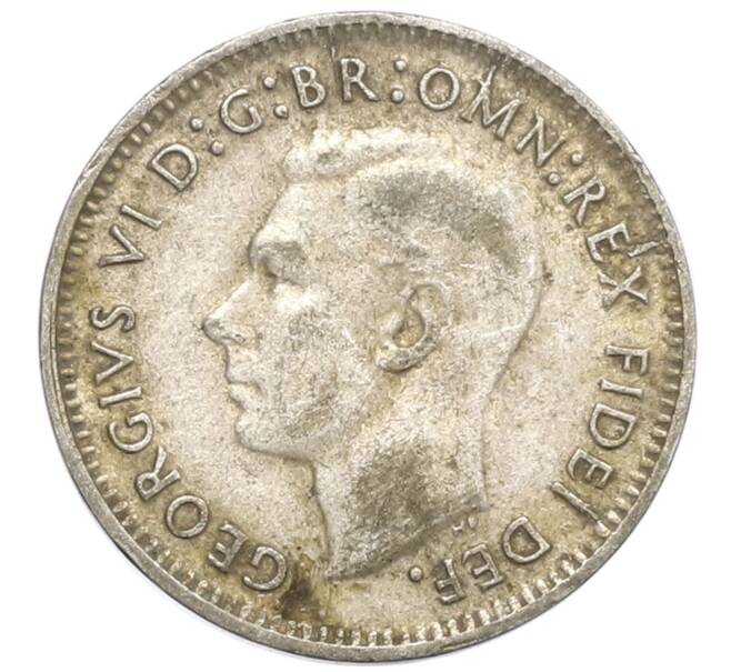 Монета 3 пенса 1952 года Австралия (Артикул: M2-80025) — Фото №2