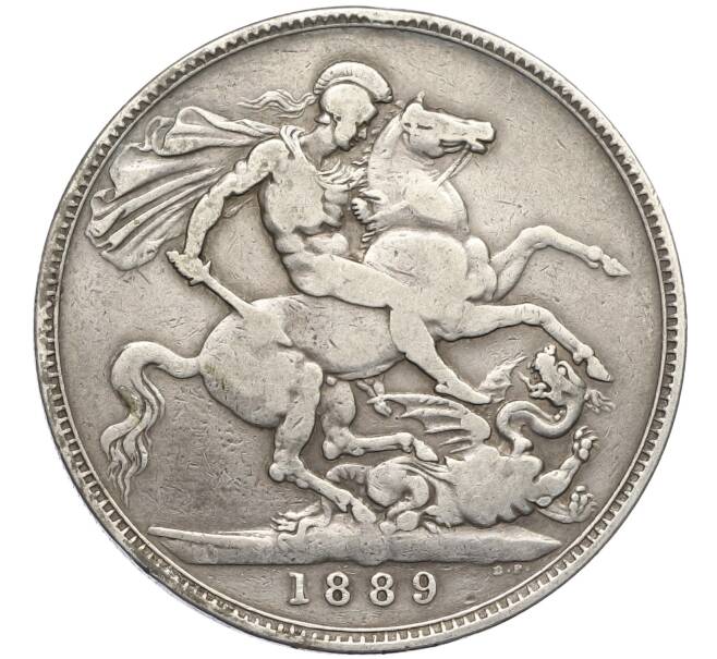 Монета 1 крона 1889 года Великобритания (Артикул: M2-80199) — Фото №1