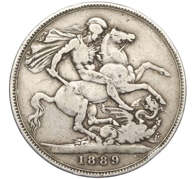 Монета 1 крона 1889 года Великобритания (Артикул: M2-80203) — Фото №1