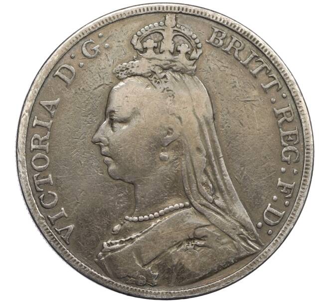 Монета 1 крона 1890 года Великобритания (Артикул: M2-80208) — Фото №2