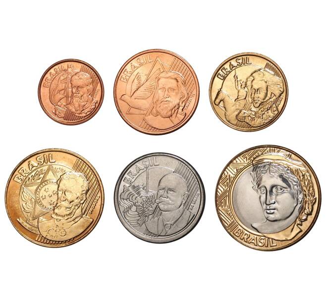 Набор монет Бразилия