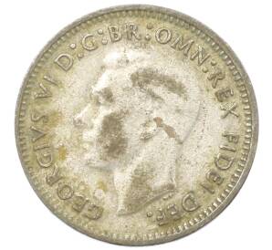 3 пенса 1951 года Австралия — Фото №2