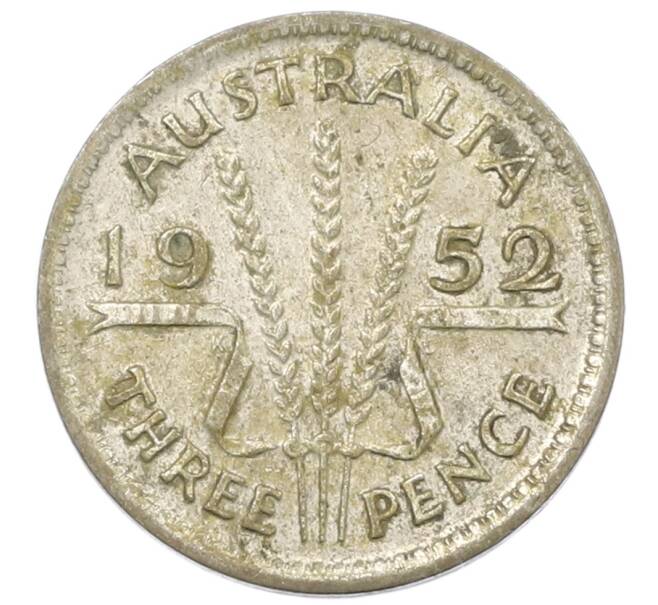 Монета 3 пенса 1952 года Австралия (Артикул: M2-80317) — Фото №1