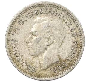 3 пенса 1951 года PL Австралия — Фото №2