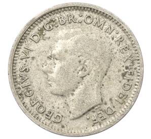 3 пенса 1952 года Австралия — Фото №2