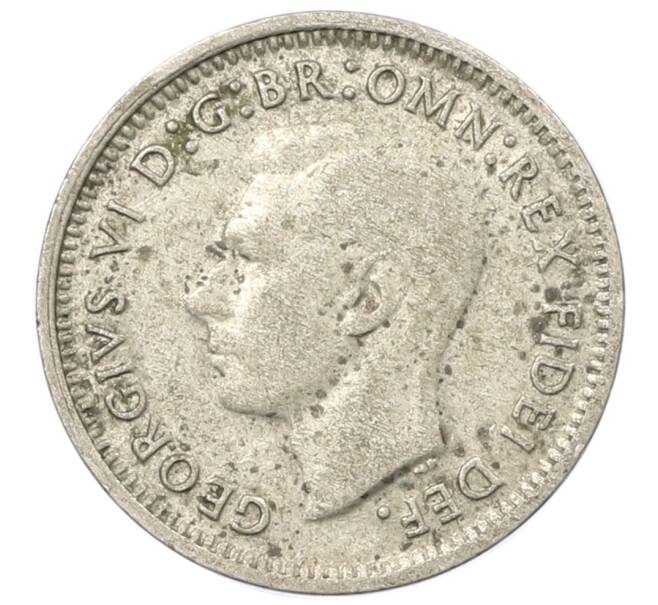 Монета 3 пенса 1952 года Австралия (Артикул: M2-80325) — Фото №2