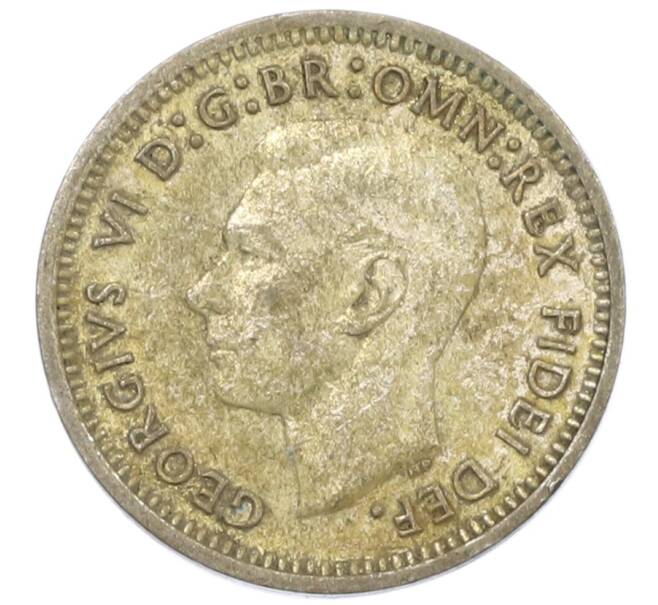 Монета 3 пенса 1951 года PL Австралия (Артикул: M2-80326) — Фото №2