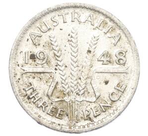 3 пенса 1948 года Австралия — Фото №1