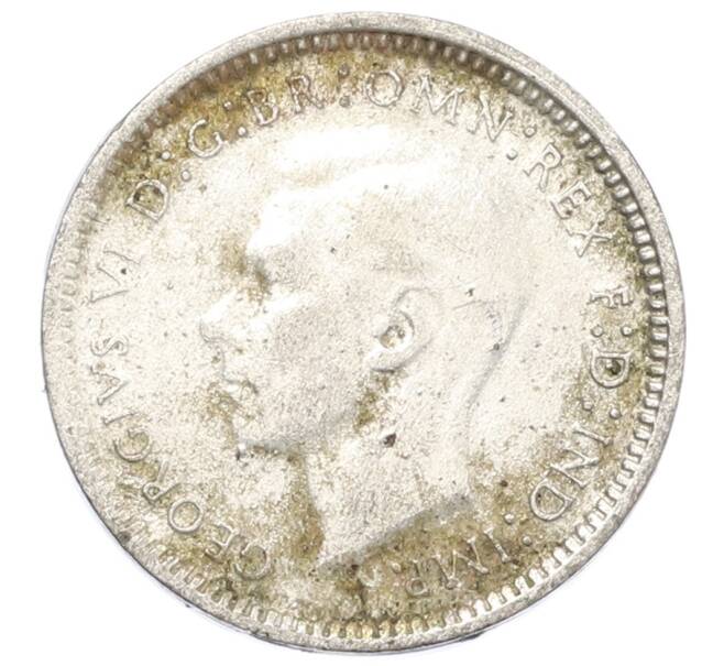 Монета 3 пенса 1948 года Австралия (Артикул: M2-80328) — Фото №2