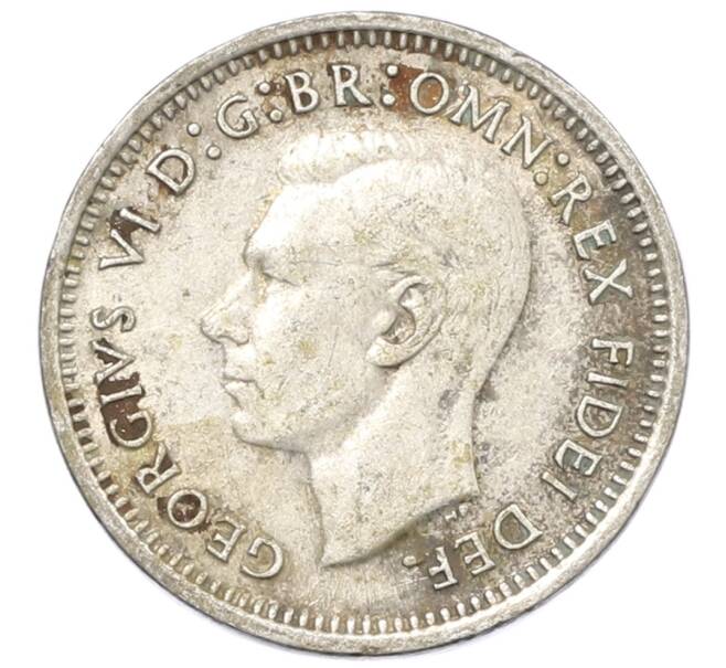 Монета 3 пенса 1951 года PL Австралия (Артикул: M2-80330) — Фото №2