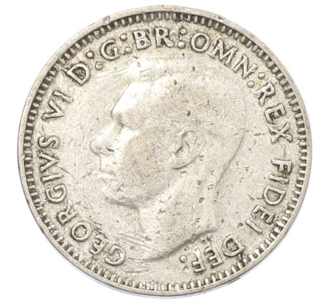 Монета 3 пенса 1949 года Австралия (Артикул: M2-80331) — Фото №2