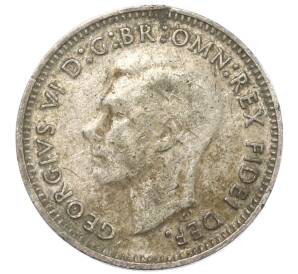 3 пенса 1949 года Австралия — Фото №2